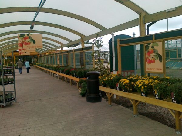 Straight Trellis with Signage