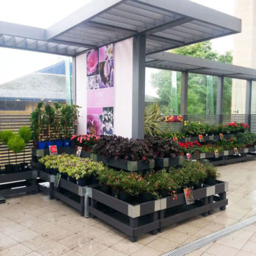 Plant Display with Shade House for Next