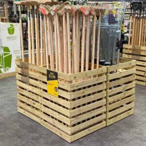 Wooden Dump Bins