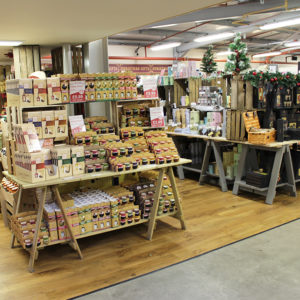 Trestle and crate display