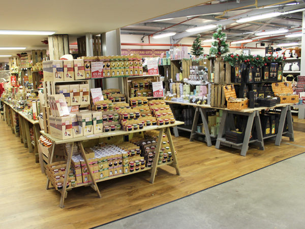 Trestle and crate display