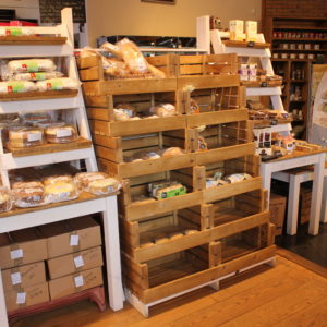 Stepped Crate Display Merchandised