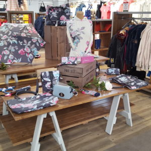 Wooden Trestle Table with Shelf