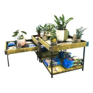 Metal Leg Houseplant table set