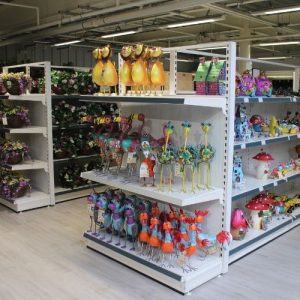 Custom Metal Retail Shelving Systems Universal Wall Unit - Image 11