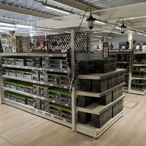 Custom Metal Retail Shelving Systems Universal Wall Unit - Image 9