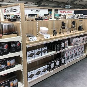 Custom Metal Retail Shelving Systems Universal Wall Unit - Image 13