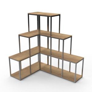 Metal Frame Half Pyramid Display - Image 6