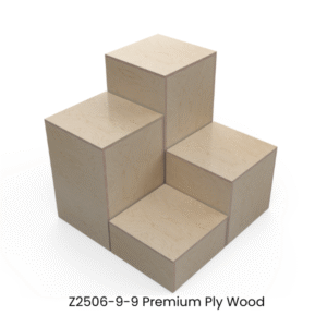 Premium quality Ply wood Display plinths and pedestals set with storage and removable tops by stagecraft display