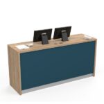 Shop Counter | Reception Desk | Retail Checkout Counter in Natural Bardolino Oak H1445