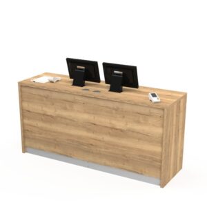 Shop Counter | Reception Desk | Retail Checkout Counter in Wood Effect MFC - Image 4
