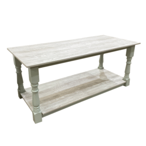Farmhouse style table with turned legs website image Z2572
