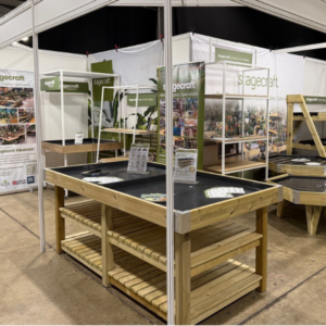 Three Tier Treated Timber Houseplant Table (2x1m) - Image 3